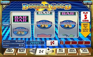 Double Gold Slot Machine in the Miami Club